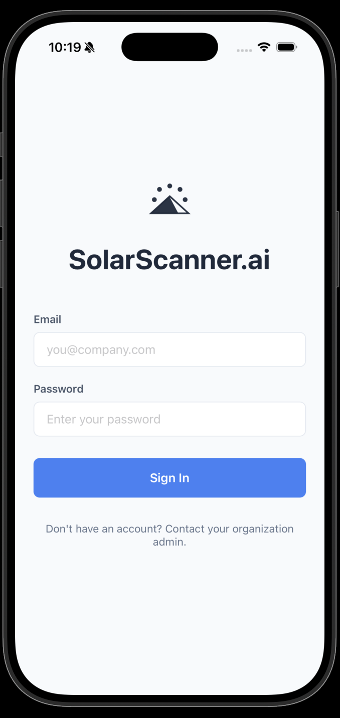 Mobile App Interface